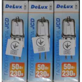 Лампа DELUX галог. JCD 230V 50W G6.35