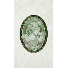 Плитка керамічна Pietra Декор зелений 20011