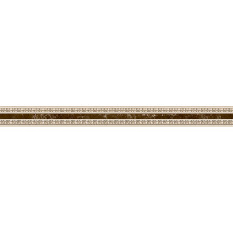 Плитка керамічна Emperador коричневий вузький бордюр БУ 6631 7*50см