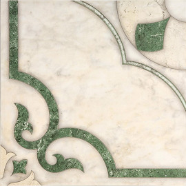 Плитка для підлоги Castello зелена 43х43  17012