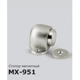 Обмежувач дверний SN,нікель /MX-951-SN/