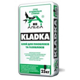 Клей для піноблоків KLADKA 25кг