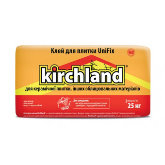 Клей для плитки Kircnland Uni Fix 25кг