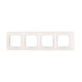 Рамка 4-а горизонтальна біла CINAR 929-08-160