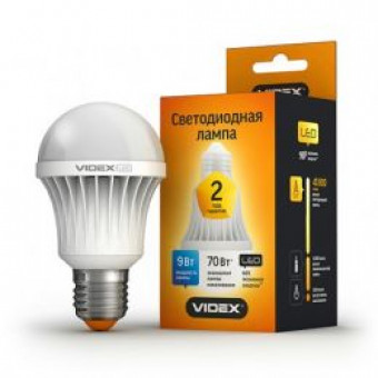 Лампа LED Videx A60b 9W E27 4100K 220V