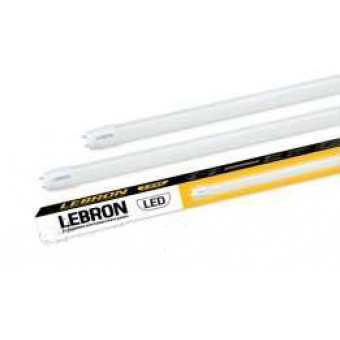 Лампа LED Lebron L-T8-HR, 9W, 600mm, G13, 6200К з тримачем /00-14-02/